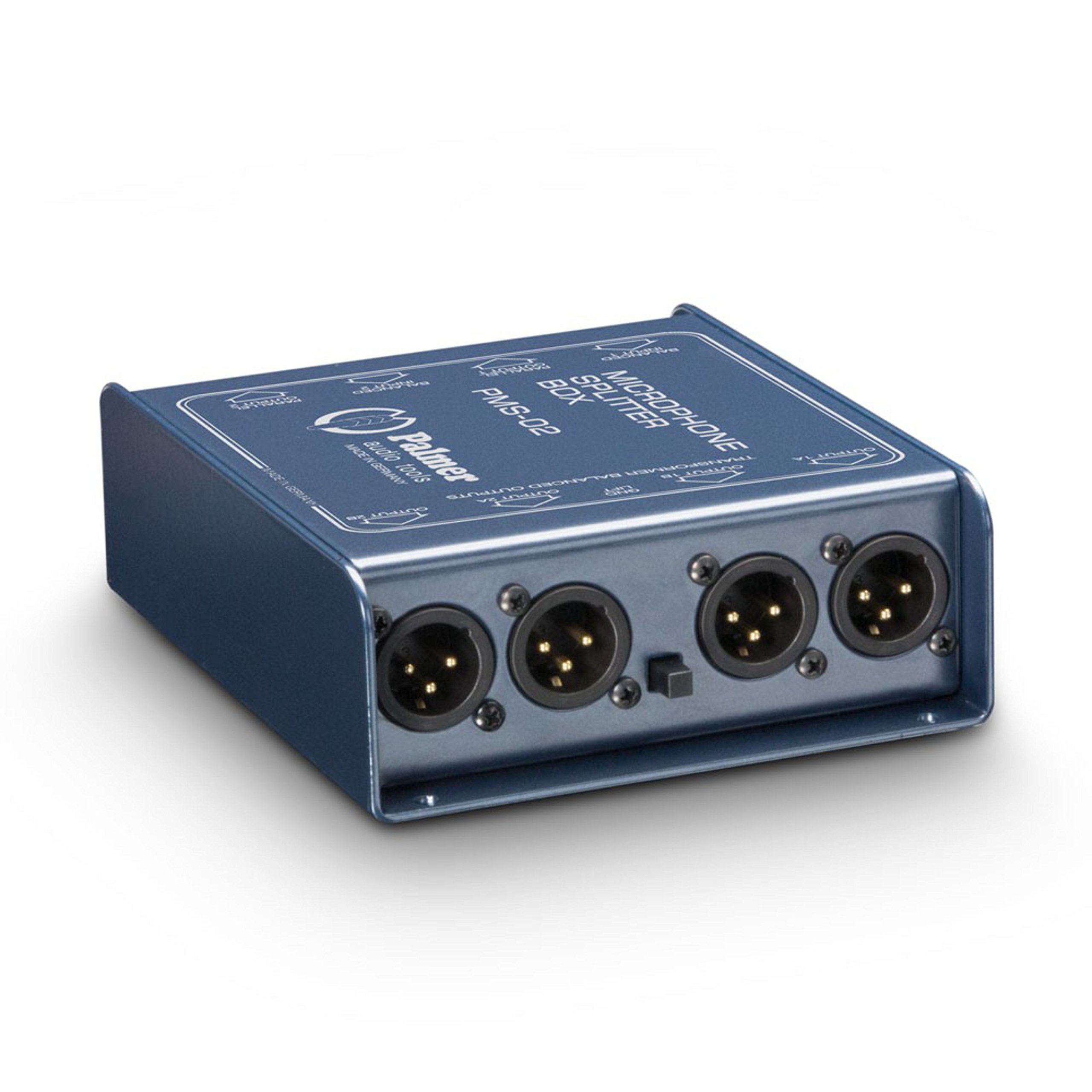palmer-ms-02-mikrofon-splitter-box-2-kanal-blau image 3