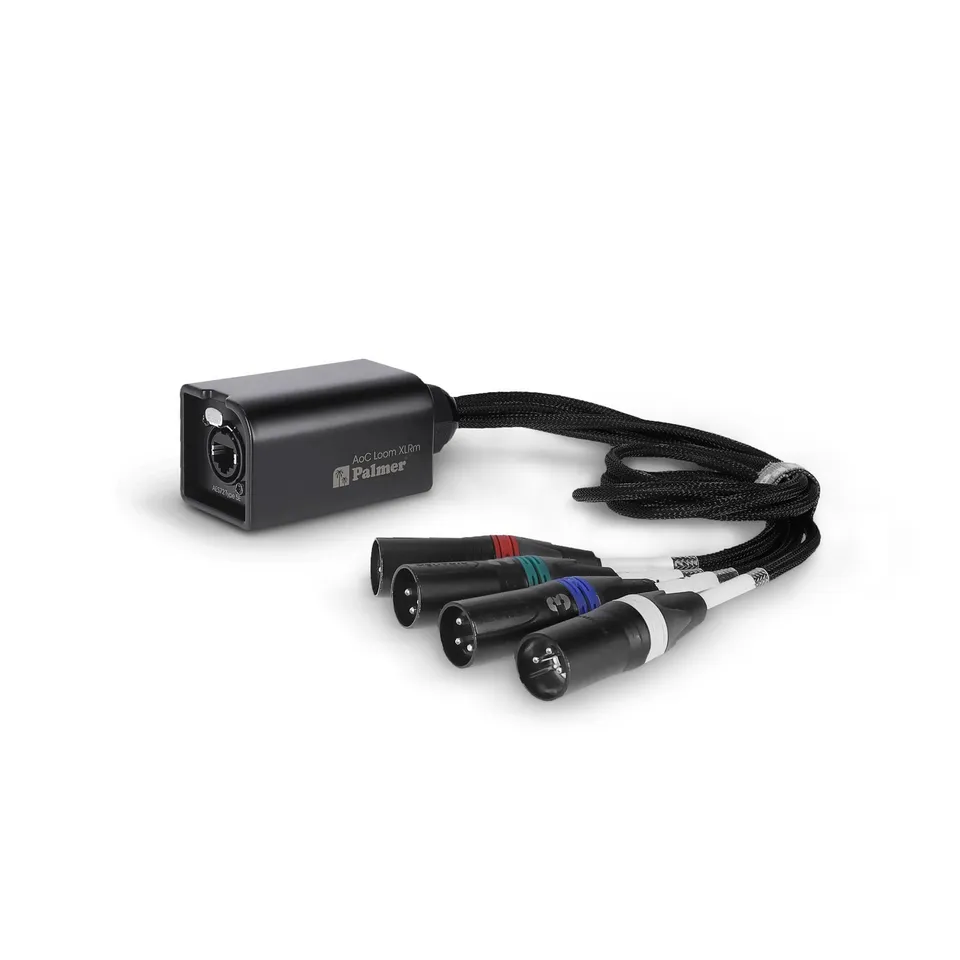 palmer-aoc-loom-xlrm-audio-over-cat-multicore-adapterkabel-ethercon-auf-4x-xlr-m image 1