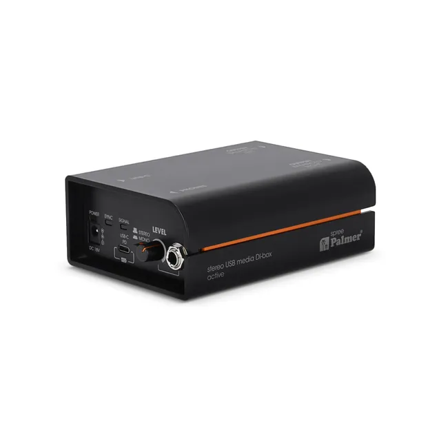 palmer-spree-aktive-stereo-usb-c-media-di-box-schwarz image 1