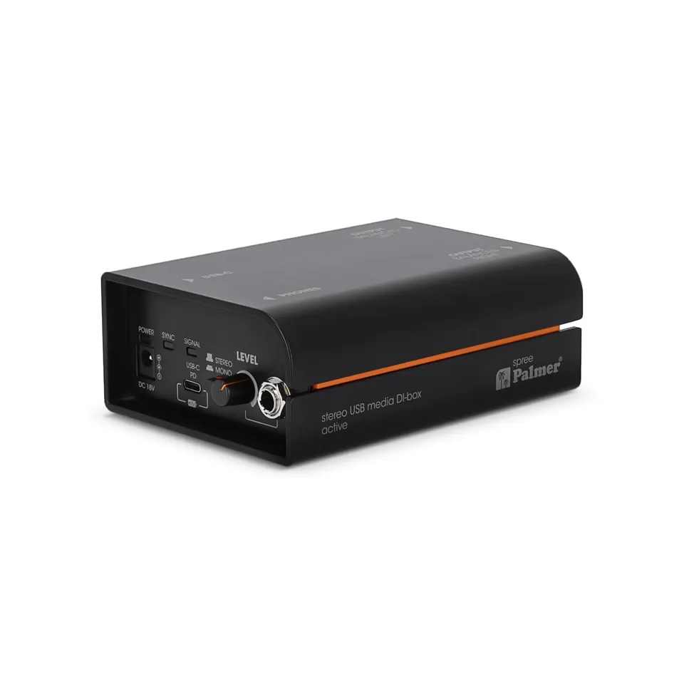 palmer-spree-aktive-stereo-usb-c-media-di-box-schwarz image 1